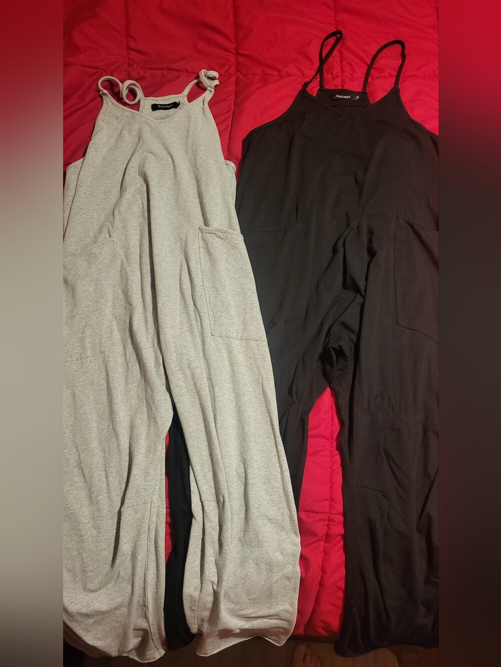 Automet Womens Jumpsuit Bundle In Black And Gray Medium
